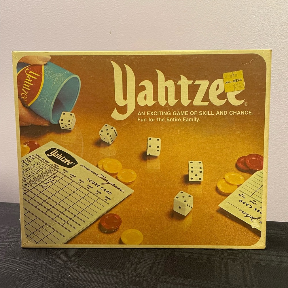 Vintage Game, Yahtzee by E. S.Lowe Company